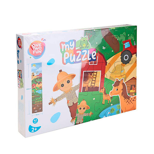 Puzzle infantil de piezas gigantes ONE TWO FUN ALCAMPO