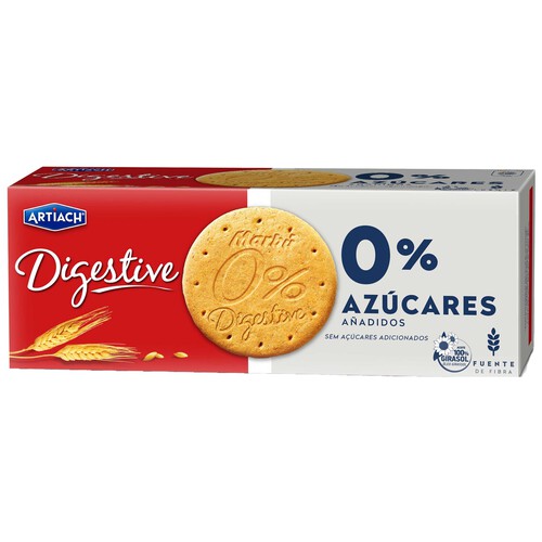 MARBÚ Galletas digestive sin azúcares añadidos 400 g.