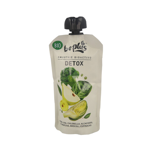 BE PLUS Preparada de frutas y verduras ecológico , Detox, BEPLUS 150 g.