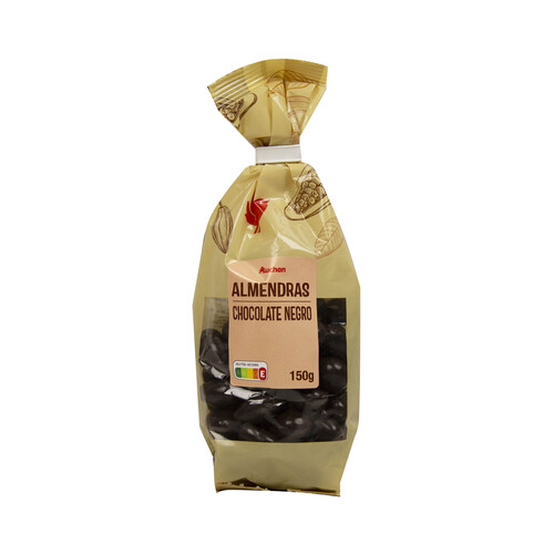 Almendras con chocolate negro ALCAMPO GOURMET 150 g.