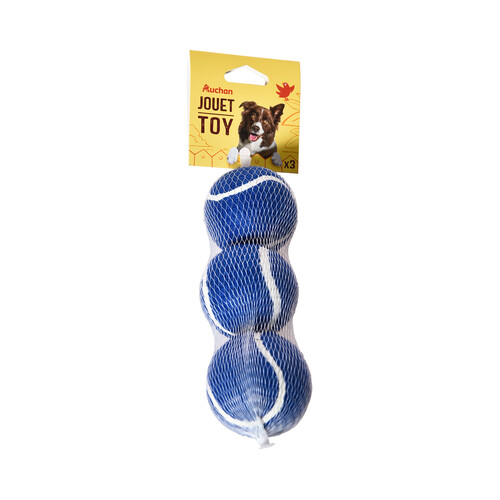 PRODUCTO ALCAMPO Pelotas de tenis de 6.25 cm (juguete para perro) 3 uds.