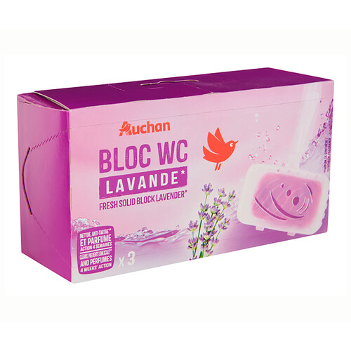 PRODUCTO ALCAMPO Pastillas WC fresco, sólidas, fragancia lavanda PRODUCTO ALCAMPO 3 uds. 