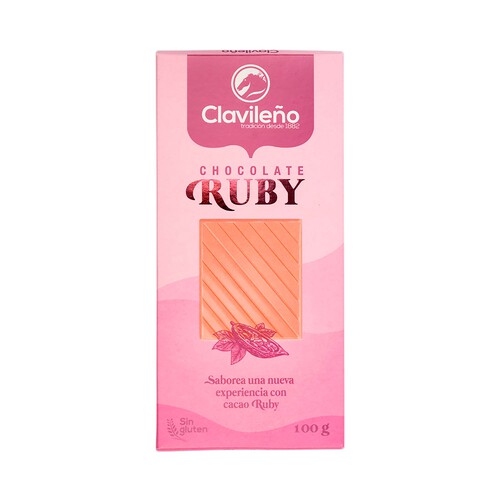 CLAVILEÑO Chocolate Ruby 100 g.