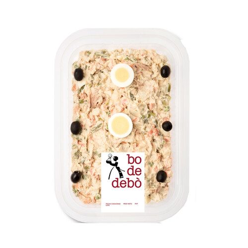 BO DE DEBO Ensaladilla rusa, lista para tomar BO DE DEBÓ 800 g.