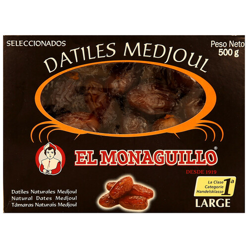 EL MONAGUILLO Dátiles Medjoul large EL MONAGUILLO 500 g.