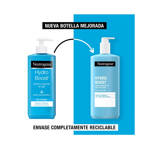 NEUTRÓGENA Hydro boost Loción corporal en gel ultraligera para todo tipo de pieles 750 ml.