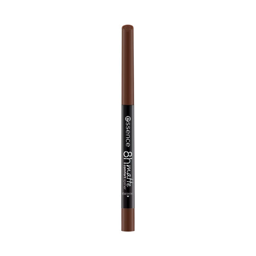 ESSENCE 8 H MATTE COMFORT tono 11 Chestnut perfection Perfilador de labios de larga duración, marrón intenso.