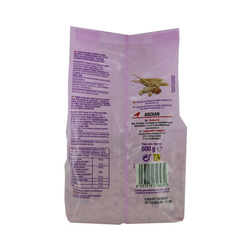 PRODUCTO ALCAMPO Muesli crujiente con frutos secos sin azúcares añadidos 500 g.