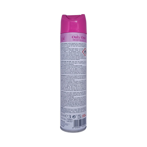 LOÉ Only one Desodorante en spray para mujer con protección antitranspirante 200 ml.