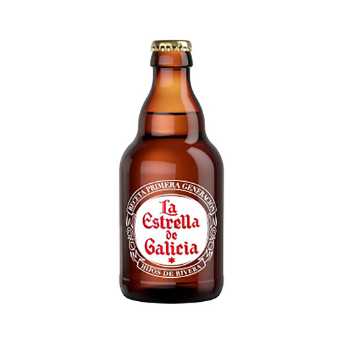 ESTRELLA GALICIA Cerveza Steiner bote de 33 cl.