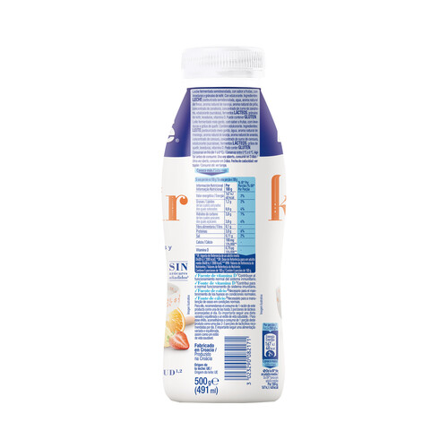 NESLTÉ Kéfir líquido para beber con sabor tropical 491 ml.