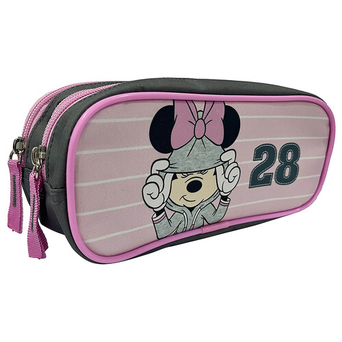 Estuche portatodo, 3 compartimentos, MINNIE, ALCAMPO.