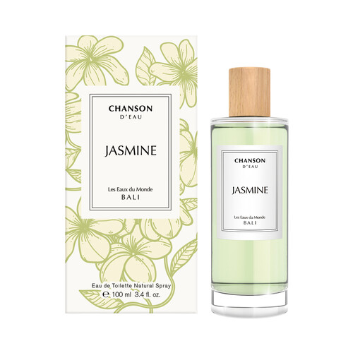 CHANSON D´EAU Bali Eau de toilette para mujer con aroma a jazmín y vaporizador en spray 100 ml.