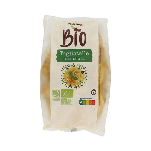 PRODUCTO ALCAMPO Bio Tagliatelle con huevos, de calidad superior, de procedencia ecológica 250 g.