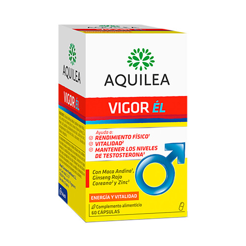 AQUILEA Vigor él Complemento alimenticio para el mantenimiento de los niveles de testosterona 60 uds.