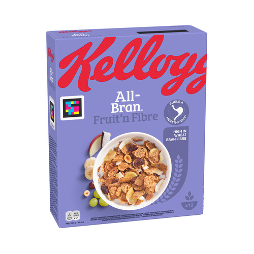 KELLOGG'S All bran Cereales con fruta y fibra  500 g.
