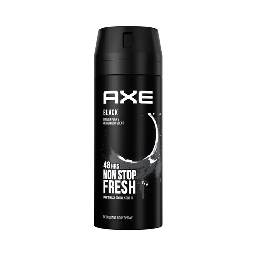 AXE Black Desodorante en spray para hombre con protección antitranspirante hasta 48 horas 150 ml.