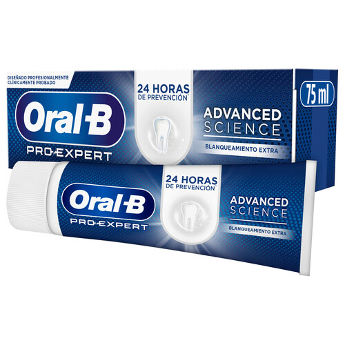 ORAL-B Pro-expert advanced science Pasta de dientes 8 en 1, con acción blanqueante extra 75 ml.