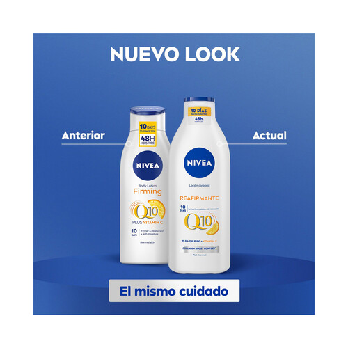 NIVEA Q10 Loción corporal (body milk) reafirmante, para pieles normales 250 ml.