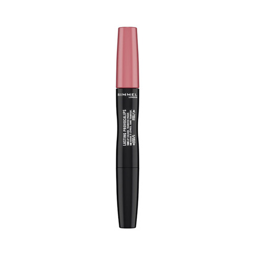 RIMMEL Lasting provocalips  tono 400 Grin & bare it  Barra de labios líquida de larga duración y alta pigmentación.