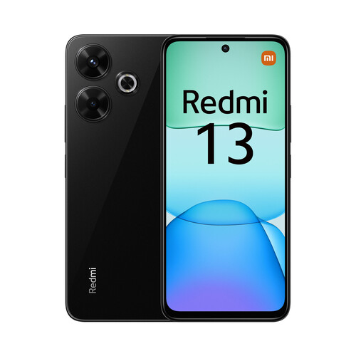 XIAOMI Redmi 13 MIDNIGHT, color negro, 8GB Ram + 256GB, pantalla 17,2cm (6,79).