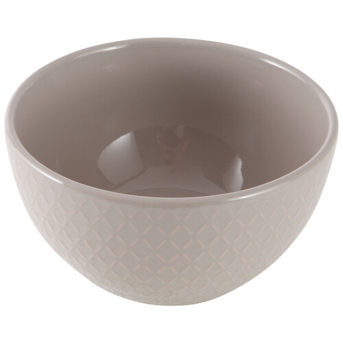 Bol multiuso de porcelana, 13,5cm, decorado con relieve, ACTUEL.