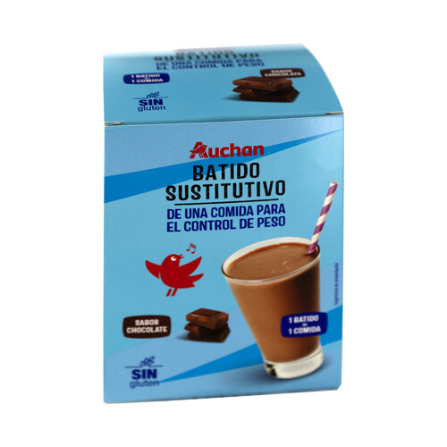 PRODUCTO ALCAMPO Batido sustitutivo de una comida con sabor chocolate 9 x 30 g.