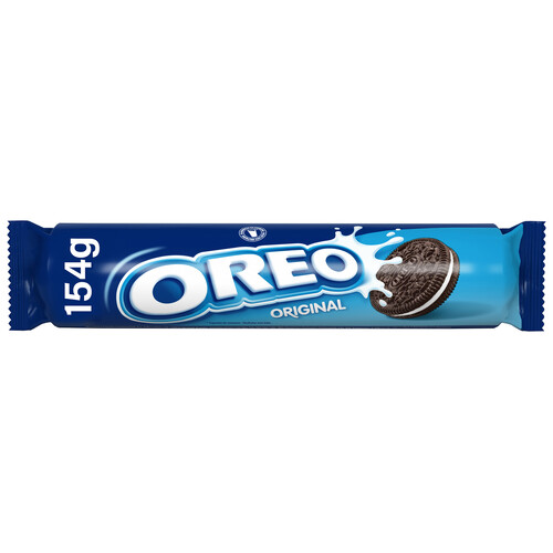 OREO Galletas de cacao rellenas de crema de vainilla 154 g.