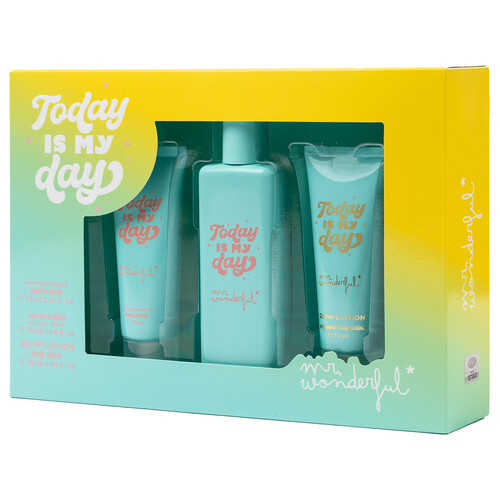 Mr. WONDERFUL Today is my day Estuche de colonia para mujer.