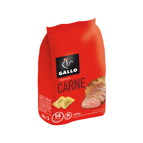 GALLO Raviolis carne GALLO 500 g.