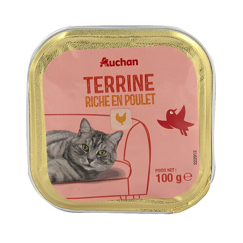 PRODUCTO ALCAMPO Alimento completo para gatos adultos, rico en pollo 100 g.