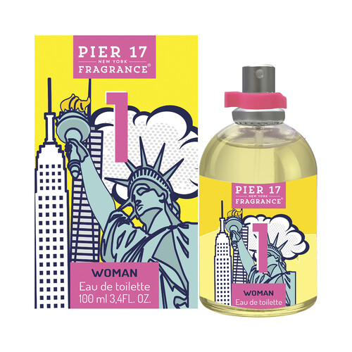 PIER 17 1 Eau de toilette para mujer con vaporizador en spray 100 ml.