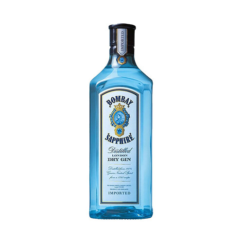 BOMBAY Sapphire Ginebra inglesa tipo London dry gin botella 70 cl..