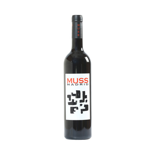 MUSS MADRID Vino tinto con D.O Vinos de Madrid botella 75 cl.