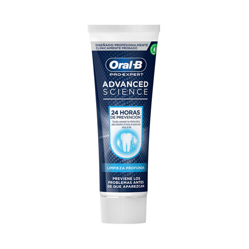 ORAL-B Pro expert advanced science Pasta de dientes limpieza profunda 75 ml.