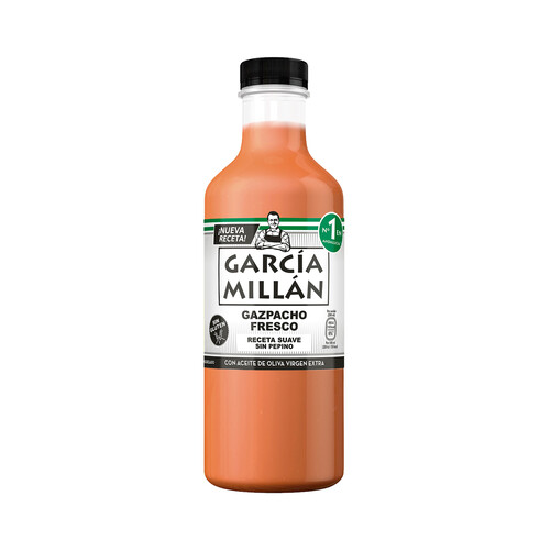 GARCÍA MILLÁN Gazpacho fresco y suave no pasteurizado GARCÍA MILLÁN 1 l.