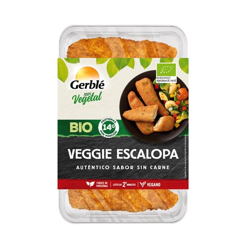 Escalopa sin carne para veganos GERBLÉ BIO 130 g.