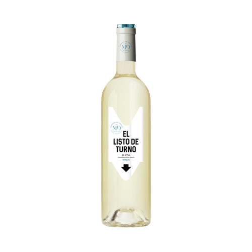 EL LISTO DE TURNO Vino blanco verdejo con D.O. Rueda botella 75 cl.