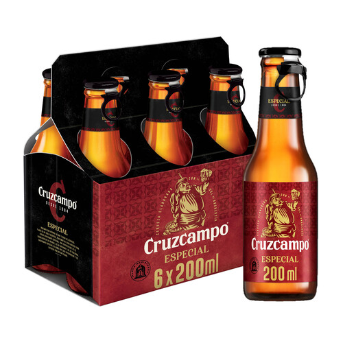 CRUZCAMPO Especial Cervezas rubias pack 6 uds. x 20 cl.