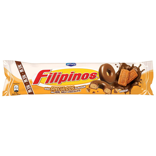 FILIPINOS Speculoos Galletas de chocolate con leche 128 g.