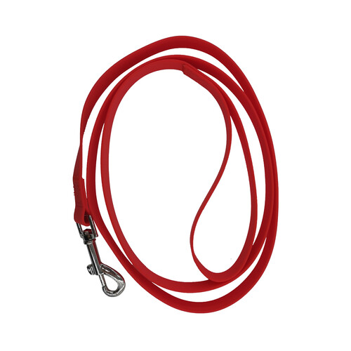 PRODUCTO ALCAMPO Correa de 2 cm. roja para perro 1.5 m.