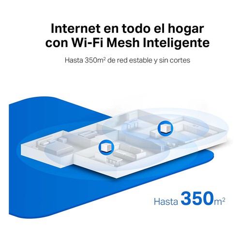 Sistema Wi-Fi MERCUSYS Halo H50G, Mesh AC1900, doble banda, hasta 100 dispositivos.