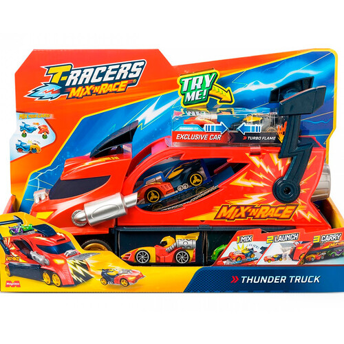 T-RACERS Mix'N Race Thunder Truck + Coche