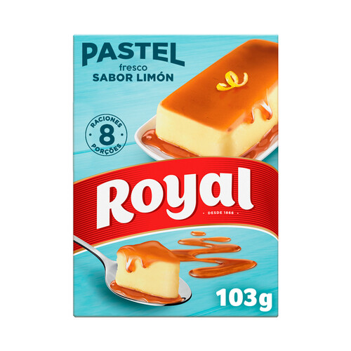 ROYAL Preparado para pastel fresco de limón ROYAL 103 g.