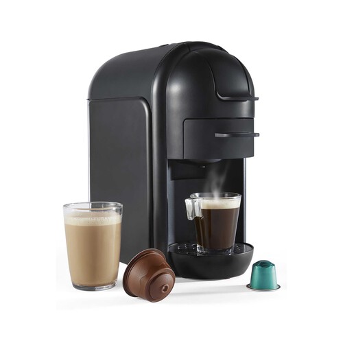 Cafetera multicápsula compatible con Nespresso, Dolce Gusto y café molido