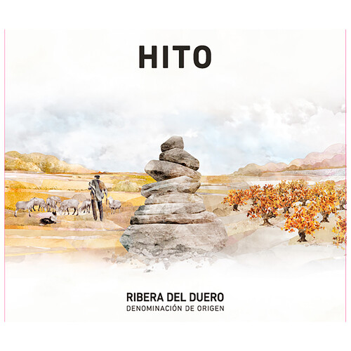 HITO Vino tinto con D.O. Ribera del Duero botella 75 cl.