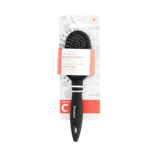 COSMIA Mini cepillo redondo suave y desenredante para cabellos gruesos COSMIA.