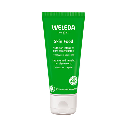 WELEDA Skin food Crema nutrición intensa de cara y cuerpo, para pieles muy secas y agrietadas 75 ml.