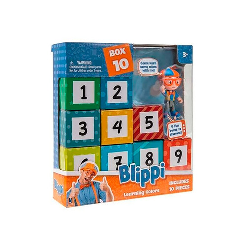 Set 10 figuras sorpresa BLIPPI, +3 años, surtido