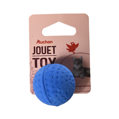 PRODUCTO ALCAMPO Juguete para gatos, pelota goma EVA de 4 cm.